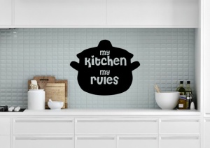 Sticker De Perete My Kitchen My Rules (Oala) - Img 3