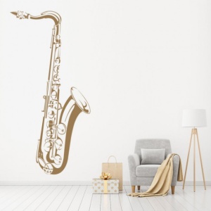 Sticker de Perete Saxophone Jazz Music - Img 2