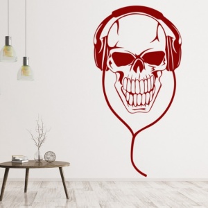 Sticker De Perete Skull Headphones - Img 3