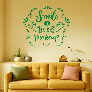 Sticker De Perete Smile Is The Best