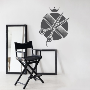 Sticker Frizerie (royal) - Img 2