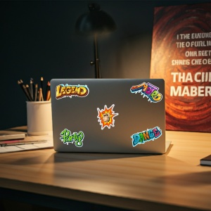 Stickere Laptop Boom - Peste 50 de Modele Personalizate - Img 3