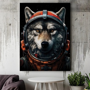 Tablou Animale Fantastice - Astro Wolf