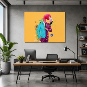 Tablou Business flamingo