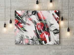 Tablou Canvas Abstract Floral - Img 3