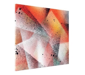 Tablou Canvas - Abstract Powder Shapes - Img 3