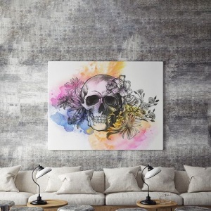 Tablou Canvas Artistic Skull - Img 4