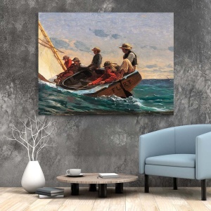 Tablou Canvas "Breezing Up (A Fair Wind)" - Băieți în barcă