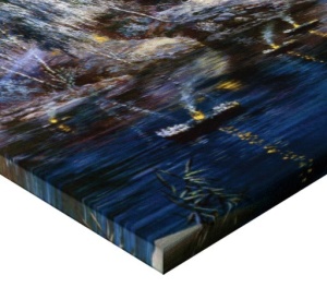 Tablou Canvas Efect Pictura - Peisaj de iarna - Img 4