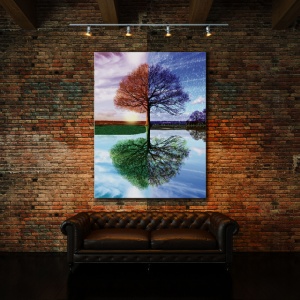 Tablou Canvas Four Seasons In One Reflection - Img 3