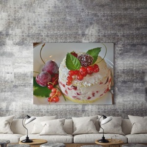 Tablou Canvas Fruits On A Cake - Img 4