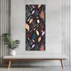 Tablou canvas - Frunze stilizate multicolore (Floral 008)