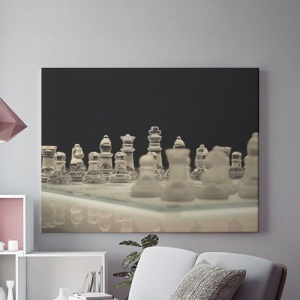 Tablou Canvas Glass Chess