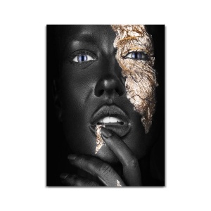 Tablou Canvas Golden Patches 1 - Img 3