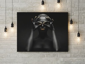 Tablou Canvas Golden Tribal 1 - Img 3