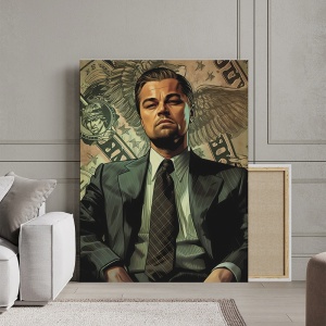 Tablou Canvas Inspirațional - Money and Power (Wolf of Wall Street) - Img 2