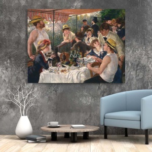 Tablou Canvas "Luncheon of the Boating Party" - Dejunul canotierilor