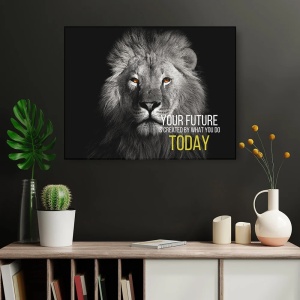 Tablou Canvas Motivational - Your future is created today - Img 3