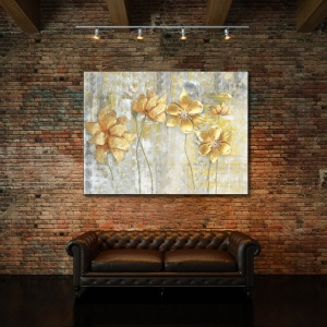 Tablou Canvas Painted Flowers - Img 3