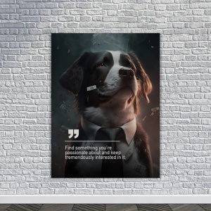 Tablou Canvas Personalizat - Business Animals - Dog - Img 3