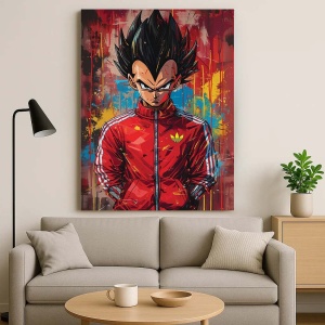 Tablou Canvas - Urban Art Vegeta - Img 2