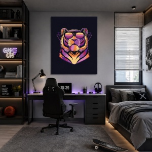 Tablou Modern art tiger