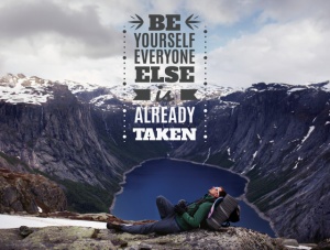 Tablou Motivational - Be Yourself, Everyone Else Is Taken - Img 4
