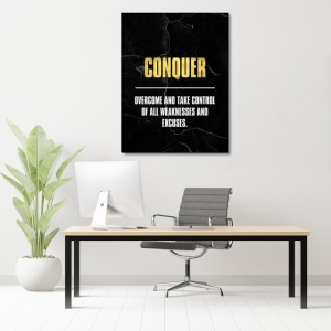 Tablou Motivational - Conquer - Img 4