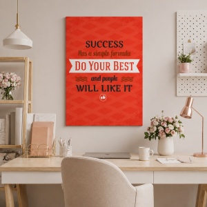 Tablou Motivational - Do Your Best And People Will Like It
