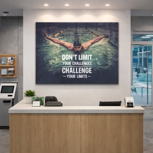 Tablou Motivational - Don't limit your challenges