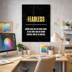 Tablou Motivational - Fearless
