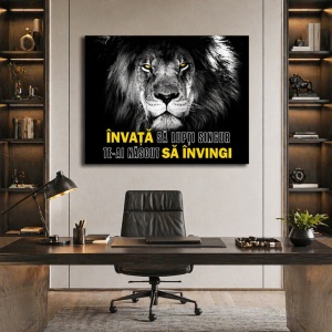 Tablou Motivational - Invata Sa Lupti Singur