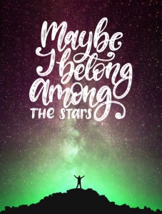 Tablou Motivational - Maybe I Belong Among The Stars - Img 4