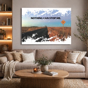 Tablou Motivational - Nothing Can Stop Me