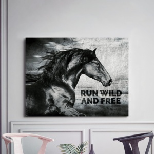 Tablou Motivational - Run Wild And Free - Img 3