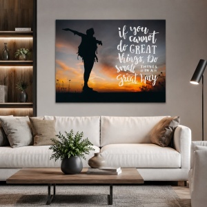 Tablou Motivational - Small Things In A Great Way