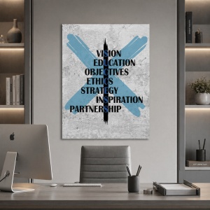 Tablou Motivational - Success Crossed Words