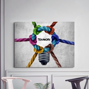 Tablou Motivational - Teamwork (Knots) - Img 3