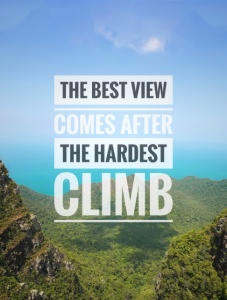 Tablou Motivational - The Best View - Img 3