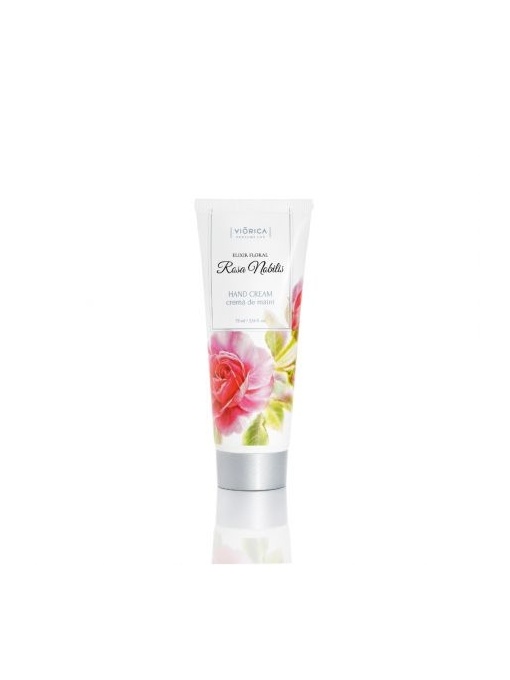 Crema de maini Rosa Nobilis Elixir Floral, 75 ml, Viorica