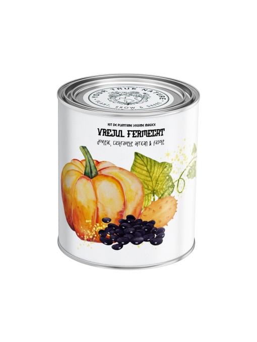 Kit de plantare Legume magice "Vrejul Fermecat" - Dovleac, Castravete African & Fasole