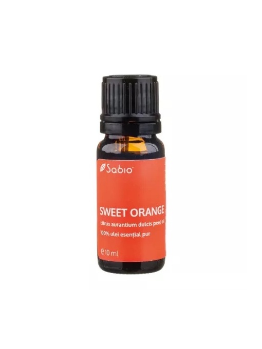 Ulei 100% pur esential Sweet Orange, 10 ml, Sabio