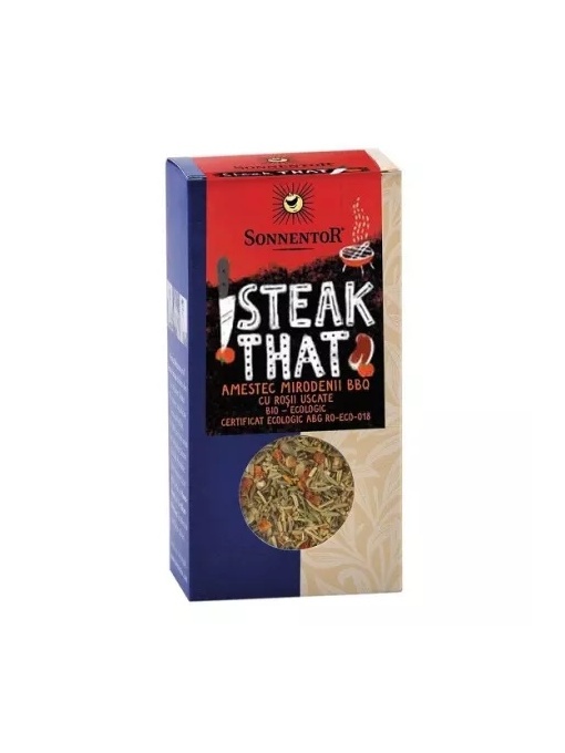 Amestec de mirodenii Bio pentru gratar Steak That, 50 g