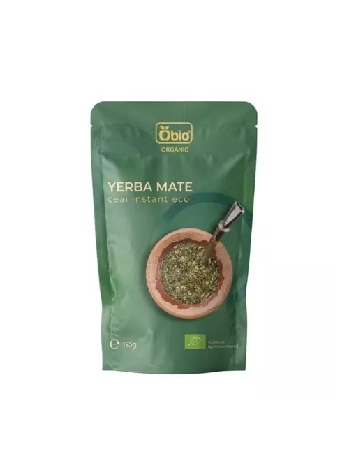 Ceai Bio Yerba Mate Instant, 125 g, Obio