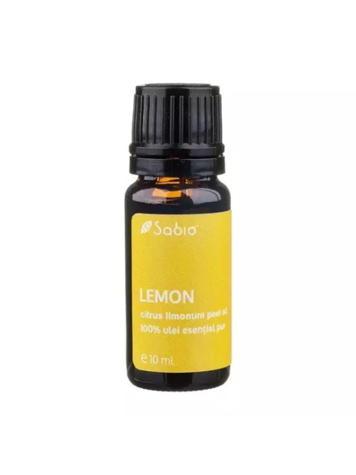 Ulei 100% pur esential Lemon, 10 ml, Sabio