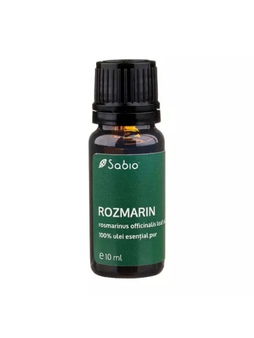 Ulei 100% pur esential Rozmarin, 10 ml, Sabio