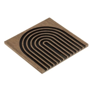 Suporturi/Coasters din pluta, RainbowWood , set 4 buc, Ø10 cm - Img 1