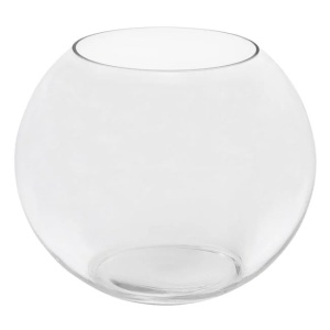 Vas de sticlă pentru terariu deschis, TerraDome, Ø10x7.6cm - Img 1