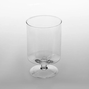 Vas de sticlă cu picior pentru terariu deschis, TerraElevate, Ø15x24 cm - Img 2