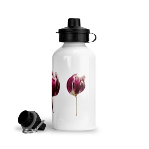 Zâmburi cu grai, Tulips, Bidon sport din aluminiu cu carabină, 400 ml - Img 2